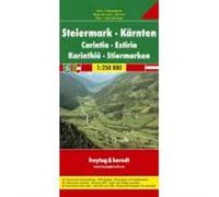 Styria - Carinthia Road Map 1:250 000: Wegenkaart 1:250 000