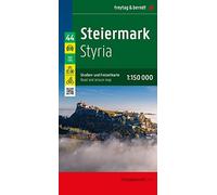 Styria Road and Leisure Map 1:150,000: Top 10 Tips: Mit Infoguide, Top Tips, Innenstadtpläne, Radrouten