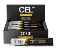 Styrkr CEL50 Carbohydrate Energy Chews - Box of 18 - Citrus Fruits