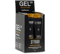 STYRKR Gel 30 Caffeine+ Dual-Carb - Box of 12 Black