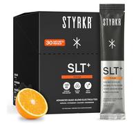Styrkr SLT+ High Sodium Electrolyte Powder Sachets (30 Servings 1000mg+ Sodium) - Zero Sugar Hydration Drink Mix for Running, Cycling & Endurance - Electrolytes with Magnesium & Potassium (Orange)