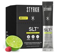 Styrkr SLT+ High Sodium Electrolyte Powder Sachets (30 Servings 1000mg+ Sodium) - Zero Sugar Hydration Drink Mix for Running, Cycling & Endurance - Electrolytes with Magnesium & Potassium (Berry/Lime)