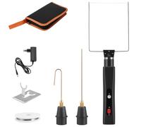 Styrofoam Cutter Hot Wire Cutter Temperature Adjustable, Styrofoame Cutterr Plastic Box, Hot Styrofoame Cuter for Cutting Edges Plastics & Styrofoam (Adjustable Temperature) (Black)