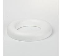 Styropor Ring - White - 25centimeter - 1 Ring