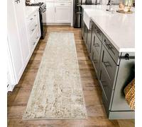 Styrus Modern Living Room Rug - Abstract Area Rugs Beige - Runner 60x220 cm