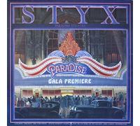 STYX Vinyl LP Paradise Theater (Rare Etched,incl a cutout review from sounds)EX
