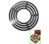 STYYL Baking Rack, 1st Level for Omnia Oven, Stainless Steel, 23cm x 23cm, Smaller Slots, Silver-grey, Dishwasher Safe, Made in Germany