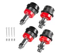 STZJAYE Upper Lower Ball Joints Front 4 Heavy Duty Kit Compatible with Jeep Wrangler 2007-2017, for Wrangler JK 2018, for Dana 30 44 axles, OE 10626 3134 3185
