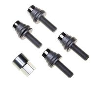 McGard Wheel Lock Bolts 26001SU M12 x 1.25 Flat Seat Shaft 34.5 mm Overall 37.6 mm Hex