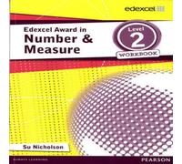 Su Nicholson Edexcel Award in Number & Measure Level 2 Workbook Paperback Su Nicholson Multicolor