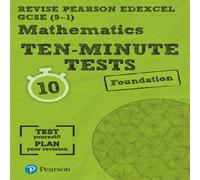 Su Nicholson Pearson REVISE Edexcel GCSE Maths (Foundation) Ten-Minute Tests - 2025 & 2026 exams Book Su Nicholson Multicolor