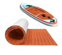 su-p Traction Pad Deck Grip Mat, Surfboard Mat, Grip Surfboard Yatch Deck Pad, Non-Slip Self-Adhesive Flooring, Trimmable EVA Pad for SU-P, Surfing, Skimboards Standup & More, 120 x 30 cm