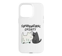 Su-purr-natural Cativity Funny Cat Pun Case for iPhone 15 Pro Max