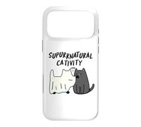 Su-purr-natural Cativity Funny Cat Pun Case for iPhone 17 Pro Max