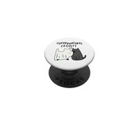 Su-purr-natural Cativity Funny Cat Pun PopSockets Adhesive PopGrip