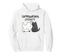 Su-purr-natural Cativity Funny Cat Pun Pullover Hoodie