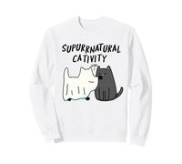Su-purr-natural Cativity Funny Cat Pun Sweatshirt