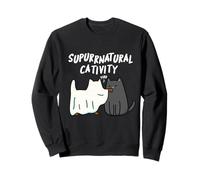 Su-purr-natural Cativity Funny Cat Pun Sweatshirt