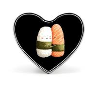 Su-si Hug Cute Button Pins Heart Badge Cool Personalised Pattern Brooches for Bag Hat