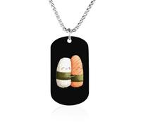 Su-si Hug Trendy Dog Tag Necklace Memorial Pendant