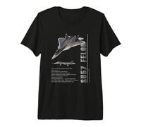 SU57 Felon Jet Fighters-Spec Premium T-Shirt