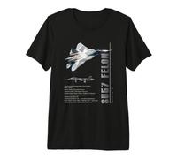 SU57 Felon Jet Fighters-Spec Premium T-Shirt