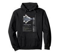 SU57 Felon Jet Fighters-Spec Pullover Hoodie