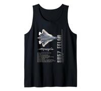 SU57 Felon Jet Fighters-Spec Tank Top