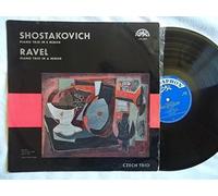 SUA 10019 CZECH TRIO Shostakovich / Ravel Piano Trios vinyl LP