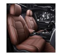 SUAGFW Car Seat Cushions For Cayman 2013-2016 Custom Fit Car Seat Covers Accessories Full Set Middle Perforated Leather Specific Car Seat Accessories(Coffee)
