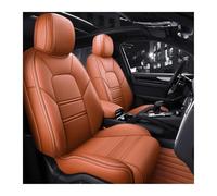 SUAGFW Car Seat Cushions For Cayman 2013-2016 Custom Fit Car Seat Covers Accessories Full Set Middle Perforated Leather Specific Car Seat Accessories(Orange)