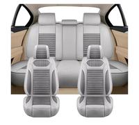 SUAGFW Car Seat Cushions For Hyundai For I20 I40 For Solaris For Elantra Accessories Universal Flax Car Seat Cover Car Seat Accessories(SetKhaki)