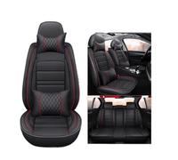 SUAGFW Car Seat Cushions For Lincoln MKZ MKC MKX MKT For Navigator Aviator All Models Full Coverage Universal Car Seat Cover Car Seat Accessories(Blk Red A)