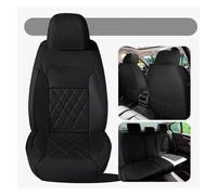 SUAGFW Car Seat Cushions For Skoda For Fabia For Superb Luxury Full Set Interior Universal Leather Car Seat Cover Car Seat Accessories(Black B)
