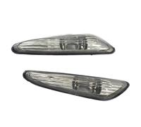 SUAGFW Car Smoke Side Marker Repeater Indicator Light Turning Signal Lamp For BMW For E90 E91 E92 E93 2006 2007 2008 2009 2010 2011 Turn Signal Light(Gray)