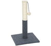 SUAIPA Cat Sisal Scratching Post, Kitten Activity Center Climbing Play Sisal Scratcher with Dangling Ball Toy, 11.8 x 11.8 x 19.7 Inch