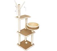 SUAIPA Cat Tree Tower with Sisal Scratching Post Perch Entertainment Playground Furniture for Cats and Kittens