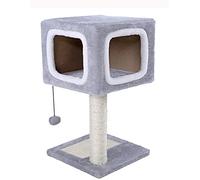 SUAIPA Cat Tree with Sisal Scratching Post, 22.4" Cat Tower Kittens Activity Furniture with Plush Condo, Scratching Board, Dangling Ball Toy