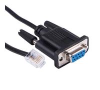 Suamdoen DB9 to RJ11 RJ12 6P6C Lan Network Serial Console Cable for Sevo Drive Leadshine Stepper Communication