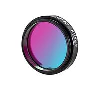 Suammiitstrieadea 1.25" UHC Filter, Light Pollution Reduction, High Contrast, Black, Aluminum & Optical Glass