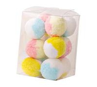 Suammiitstrieadea 12 Pcs Multicolor Cat Toy Balls Chewing Toys Kitten Play Interactive Cat Toys, 2 color, No.7