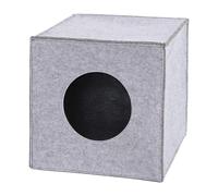 Suammiitstrieadea Cat Hideaway Autumn Winter Sleeping Cat House for Pomeranian Dog Kitten gray, Grey, 37x33x33cm
