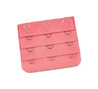 Suammiitstrieadea Extension Strap Bra Extender Buckle 3 Hook Accessories Breathable Multicolor Adjustable Replacement 3 Rows peach pink