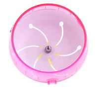 Suammiitstrieadea Hamster Mouse Rat Exercise Toys Plastic Silent Running Spinner Wheel Pink