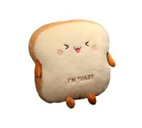 Suammiitstrieadea Plush Toast Bread Pillow Cute Food Hot Dog Doll Hand Warmer Decoration Cushion Sofa Decor Kids Toys Birthday Gift Tongue