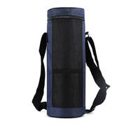 Suammiitstrieadea Water Bottle Oxford Carry Bag Large-Capacity Storage Pouch Universal Protective Sleeve Traveling Hiking Fishing Bags Blue