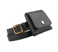 Suammiitstrieadea Women Belt Bag Outdoor Travel Phone Key Pouch Mini Black | PU leather alloy buckle snap button adjustable belt detachable mini bag belt and wallet independent use fits house