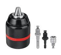 SuanQ Metal Heavy Duty 13mm Keyless Drill Chuck Hex/SDS/Socket Square Female Adaptor Hardware Tool Professional