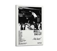 SUANYE Playboi Carti Poster Die Lit Album Cover Poster for Bedroom Aesthetic Decorative Painting Canvas Wall Art 12x18inch(30x45cm)