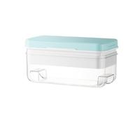 Suanzua 8 Bingge Ice-Storage and Ice-Making Box Ice Tray with Cover for Freezer Frozen Ice Artifact Blue